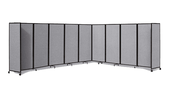 360 Degree Acoustic Portable Room Divider (Fabric) - Portable Partitions Singapore
